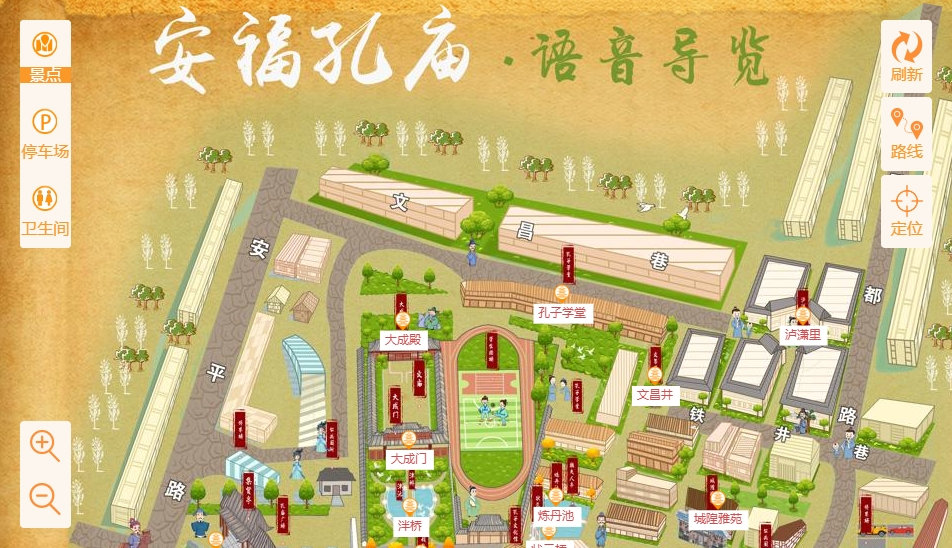 宿松手绘地图：智慧景区智能化服务的延伸